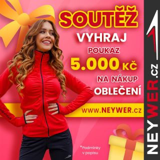 ✔️UKONČENO🏆 🎁 SOUTĚŽ o poukaz 5.000 Kč na oblečení NEYWER! 🎉 🎫 Chceš vyhrát poukaz na nákup stylového oblečení na eshopu...
